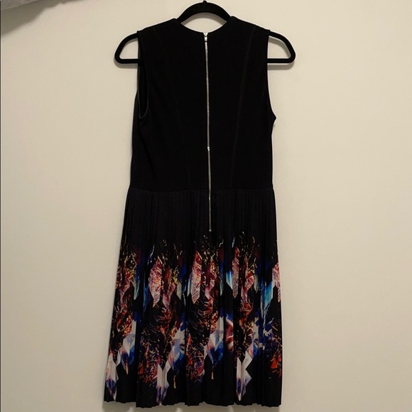 Sandro dress with flowy colourful bottom. - Picture 2 of 4